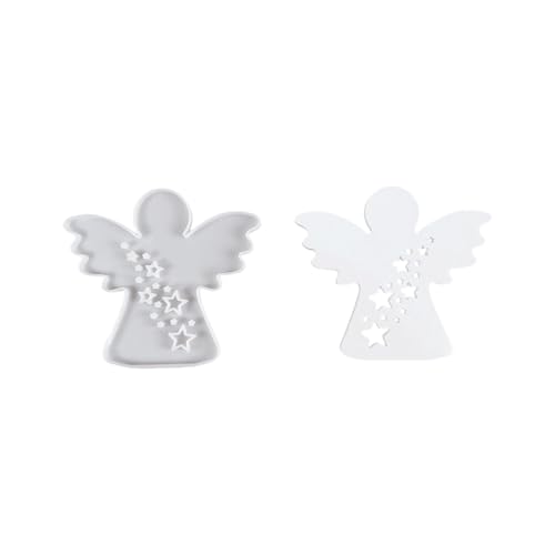 Cherubs Mit Herzstern Silikonformen Epoxidharz Gips Handgefertigtes Handwerk Für Wohnkultur Engel Mit Herzstern Silikonform Gusspflaster Handwerksvorräte von GMBYLBY