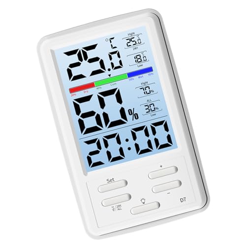 Digitalhygrometer Digitaler Innenräume Mit Leicht Zu Lesenem LCD LCD Display Für Die Nutzung Von Küchenküchen Office Digitalhygrometer Digitaler Innenräume Mit Leicht Zu Lesenem LCD LCD Display Für Die Nutzung Von Küchenküchen Office von GMBYLBY
