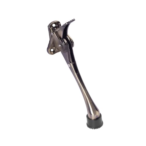 Easy Pedals Türstopper, verstellbare Halterung, Wandschutz, Zinklegierung, Türstopper mit Gummispitze, Kickdown-Stopp von GMBYLBY