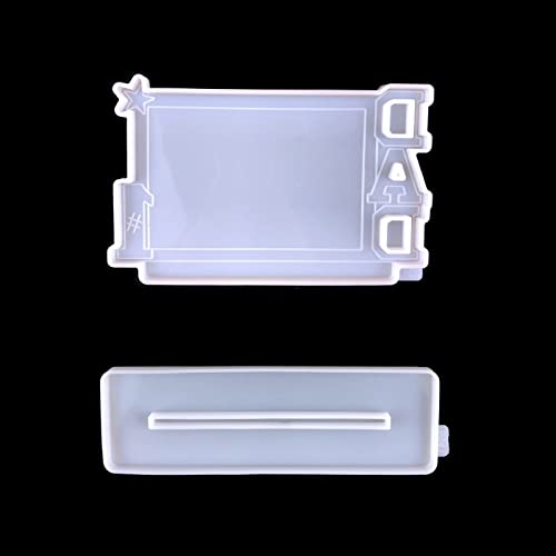 Epoxidharzform für Vatertags-Bilderrahmen, rechteckige Bilderrahmen, Silikonformen zum Gießen, Epoxidharzform, groß Epoxidharzform für Vatertags-Bilderrahmen, rechteckige Bilderrahmen, Silikonformen zum Gießen, Epoxidharzform, groß von GMBYLBY