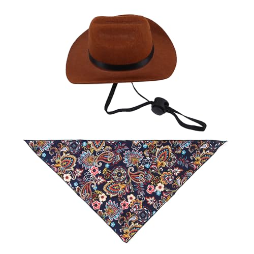 GMBYLBY Festliches Haustier Cowboy +Taschentuch Einstellen Sie Ihren Pelzigen Freund Geburtstagsrequisiten Für Hunde Und Katzen Accessoires Haustier Cowboy Kostüm GMBYLBY Festliches Haustier Cowboy +Taschentuch Einstellen Sie Ihren Pelzigen Freund Geburtstagsrequisiten Für Hunde Und Katzen Accessoires Haustier Cowboy Kostüm von GMBYLBY