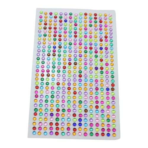 GMBYLBY 3 Mm Glitzernde Steinaufkleber Kleber Gesichts Strasssteine ​​Aufkleber Heben Sich Auf Juwelen Für Körpergesicht Und Handwerksdekorationen von GMBYLBY