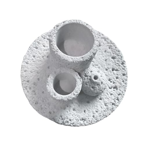 GMBYLBY Dekorative handgemachte Flammenbrenner Halter für Aromapraktiker Essays Pakete und Wohnkultur aus Beton von GMBYLBY