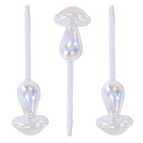 GMBYLBY Glas-Pflanzenbewässerungssystem, Pilzform, selbstbewässernd, Pflanzgefäßeinsatz, Glas, automatische Pflanzenbewässerung für Garten, bunt GMBYLBY Glas-Pflanzenbewässerungssystem, Pilzform, selbstbewässernd, Pflanzgefäßeinsatz, Glas, automatische Pflanzenbewässerung für Garten, bunt von GMBYLBY