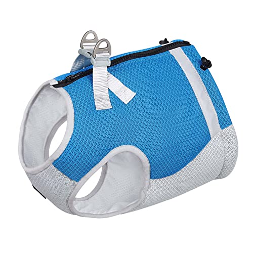 GMBYLBY Haustierhund Sommerweste Kühlkleidung Welpengurt Reflektierendes Mesh Weste Outdoor Anti Kleidung Für Kleine Welpen Wandeln von GMBYLBY