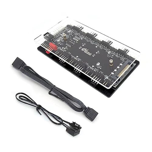 GMBYLBY RGB Transformieren 12 V Zu 5 V RGB Übertragung Für PC Hülle Einfache Installation Mit Magnet Und von GMBYLBY