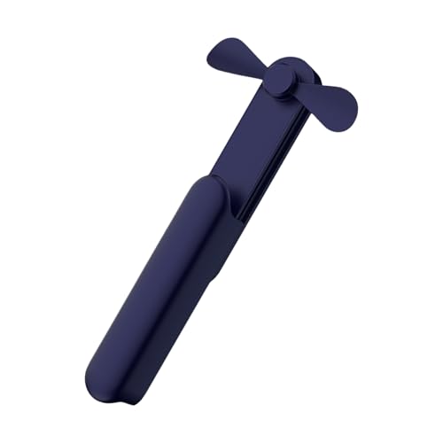 GMBYLBY Tragbarer Miniatur Schreibtisch Lüfter USB Wiederaufladbares Handheld Faltbarer Lüfter Für Office Outdoor Travel Stille Kühlgerät Ruhiger USB Schreibtisch Lüfter von GMBYLBY