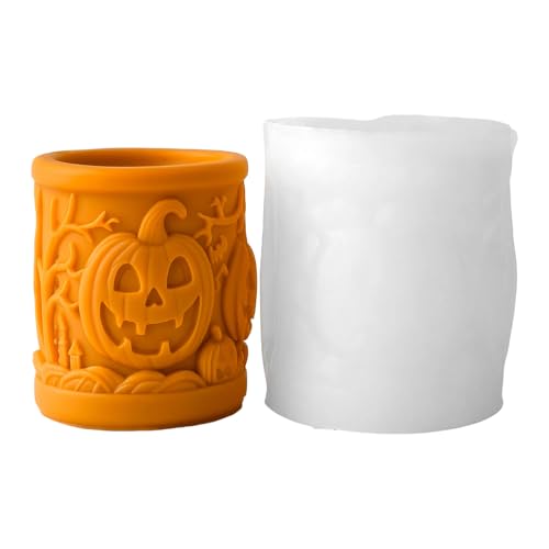 Halloween Thematische Kerze Silikonform Mehrzweckzylinderform Silikonform Zur Herstellung Von Seife Home Dekoration Anfängerform von GMBYLBY