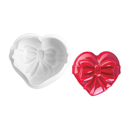 Herzform Kuchenformen Schokoladenfondant Für Kuchen Back Silikonkerzenepoxidharz Für Kerzenseife Backformen Ofen Sicher von GMBYLBY