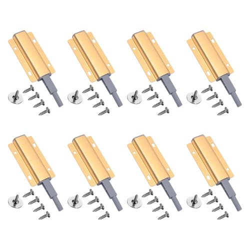 Mehrzweck-Magnet-Push-Set zum Öffnen von Schränken und Schubladen, 8 Stück, für elegante und ordentliche Aufbewahrung zu Hause, für den täglichen Gebrauch von GMBYLBY