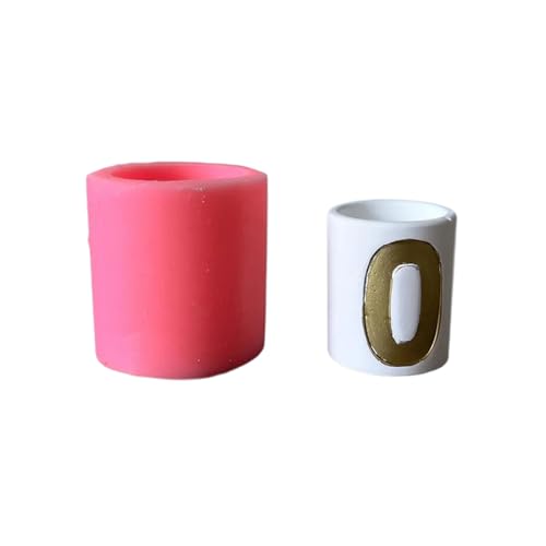 Nummer Geschnitzte Silikonkerzenformen Zur Herstellung Von Teelicht Ständer Gipsdekoration Harzbecher Silikonkerze von GMBYLBY