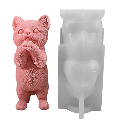 Stehende Katze Silikonkerzenform Süßes Tierseife Harz Gips Machen Schimmel Schokoladen Backwerkzeug Schönes Geschenk Silikonform Handgemachte Handwerk Schmuck Herstellung Werkzeug Stehende Katze Silikonkerzenform Süßes Tierseife Harz Gips Machen Schimmel Schokoladen Backwerkzeug Schönes Geschenk Silikonform Handgemachte Handwerk Schmuck Herstellung Werkzeug von GMBYLBY