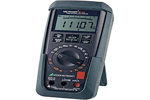 Gossen Metrawatt METRAHIT AM X-TRA Hand-Multimeter kalibriert (DAkkS-akkreditiertes Labor) digital C, Schwarz, Blau von Gossen Metrawatt