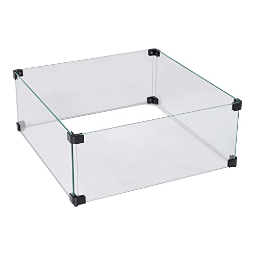 Cozy Living Feuerstellen Glas-Set für FARO 60 x 60 und Lisboa, Größe:52 x 52 cm von GMD Living