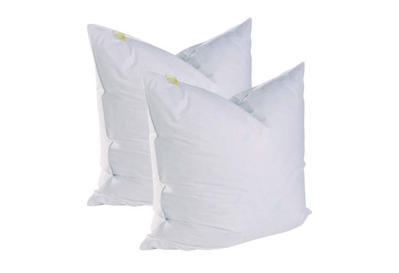 GMD Living Federkissen MADRID, 2 Kissen, guter Feuchtigkeits- und Temperaturausgleich, 2er Set Federkissen, verschiedene Größen, verschiedene Füllgewichte von GMD Living