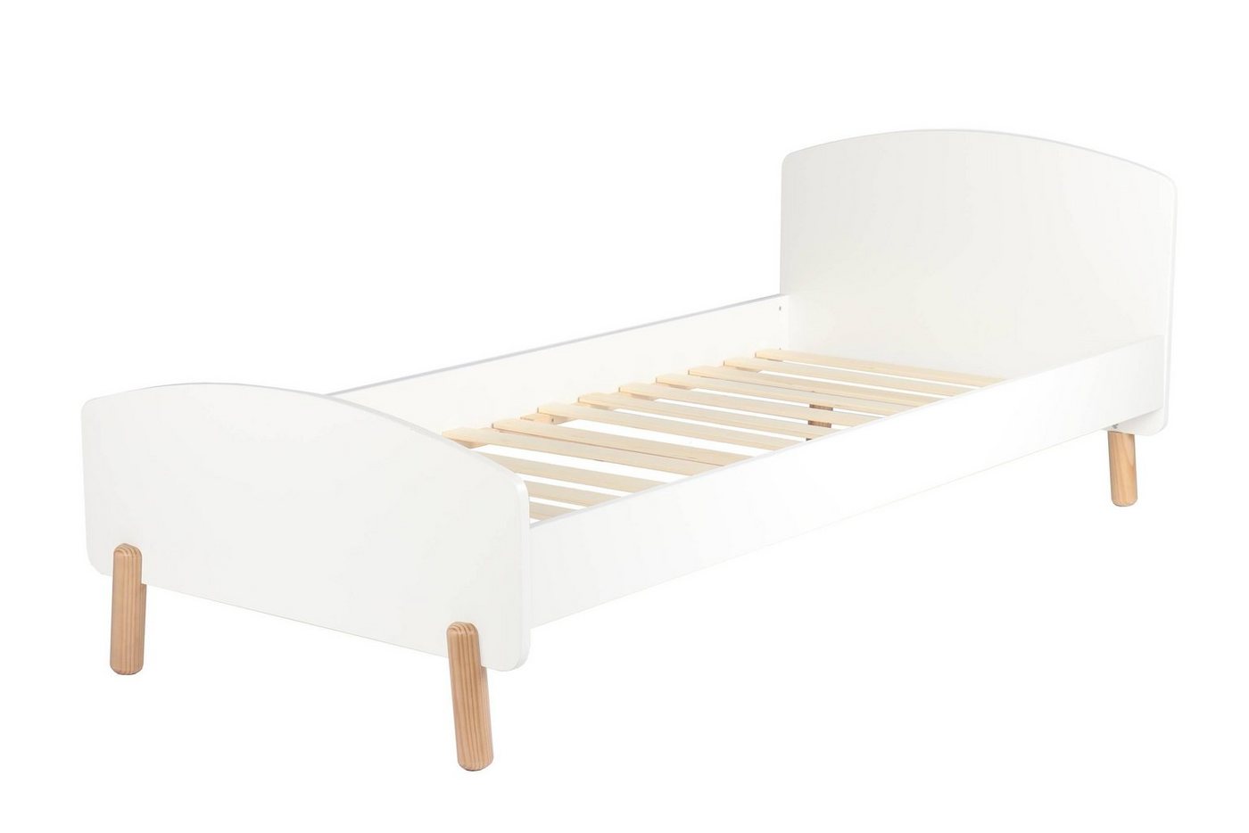 GMD Living Bett OVAR (1-tlg), Kinderbett in weiß, Liegefläche: 90 x 200 cm von GMD Living