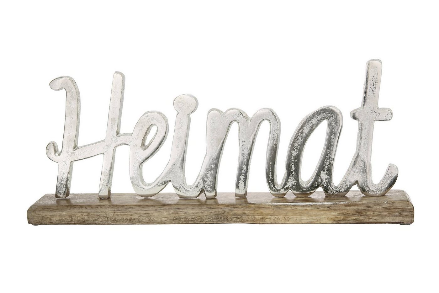 GMD Living Dekoobjekt HEIMAT, Schriftzug Heimat" aus Aluminium" von GMD Living