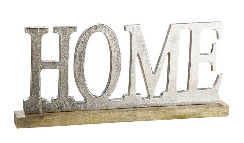 GMD Living Dekoobjekt HOME, Schriftzug "HOME" aus Aluminium von GMD Living