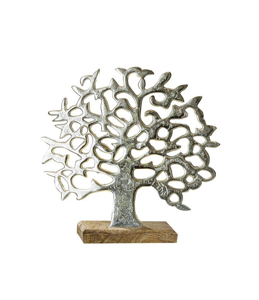 GMD Living Dekoobjekt LEBENSBAUM, silberfarbener Lebensbaum aus Aluminium GMD Living Dekoobjekt LEBENSBAUM, silberfarbener Lebensbaum aus Aluminium von GMD Living