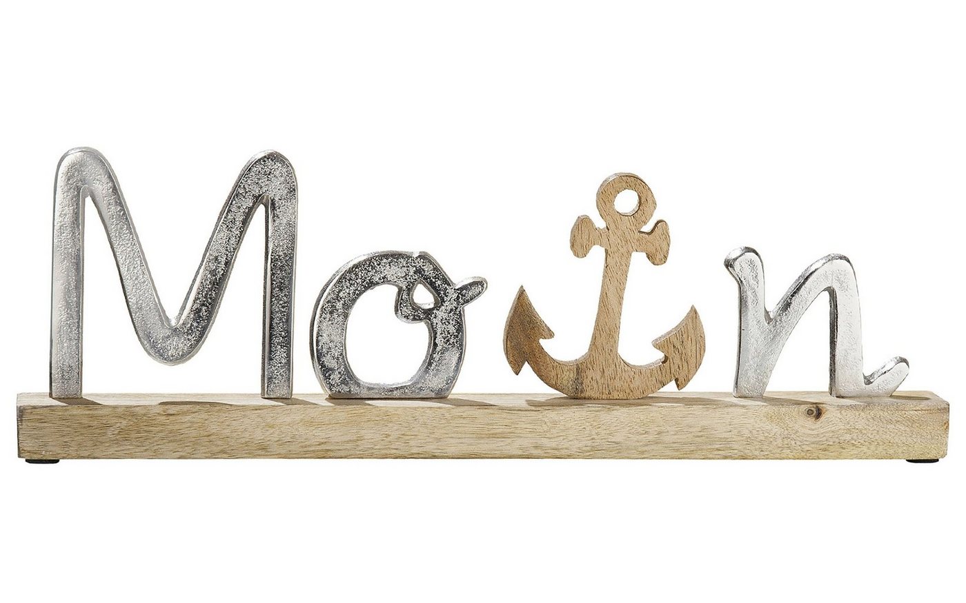 GMD Living Dekoobjekt MOIN, Schriftzug "Moin" aus Aluminium GMD Living Dekoobjekt MOIN, Schriftzug "Moin" aus Aluminium von GMD Living