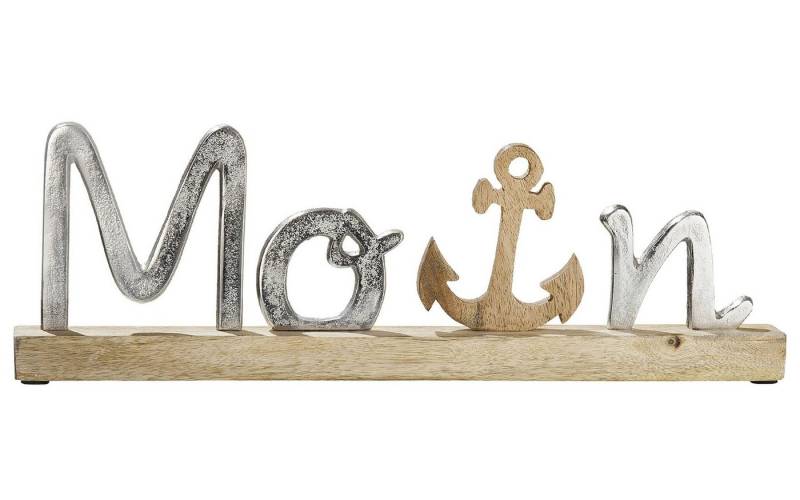GMD Living Dekoobjekt MOIN, Schriftzug "Moin" aus Aluminium von GMD Living