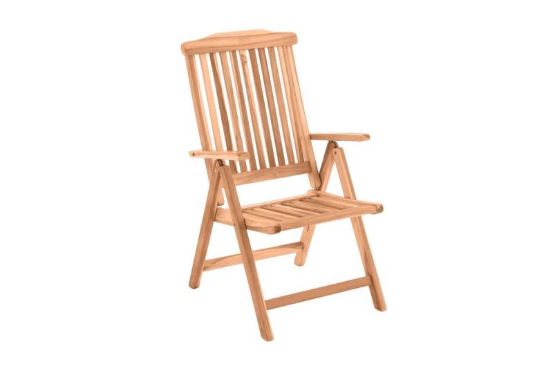 GMD Living Loungesessel PALU (1-St), Klappsessel mit verstellbarer Rückenlehne, aus unbehandeltem Teakholz von GMD Living