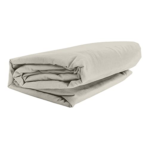 GMD Living Mr. Sandman Spannbettlaken Jersey Classic, Farbe:229-perlmutt, Größe:140-160 x 200 cm von GMD Living