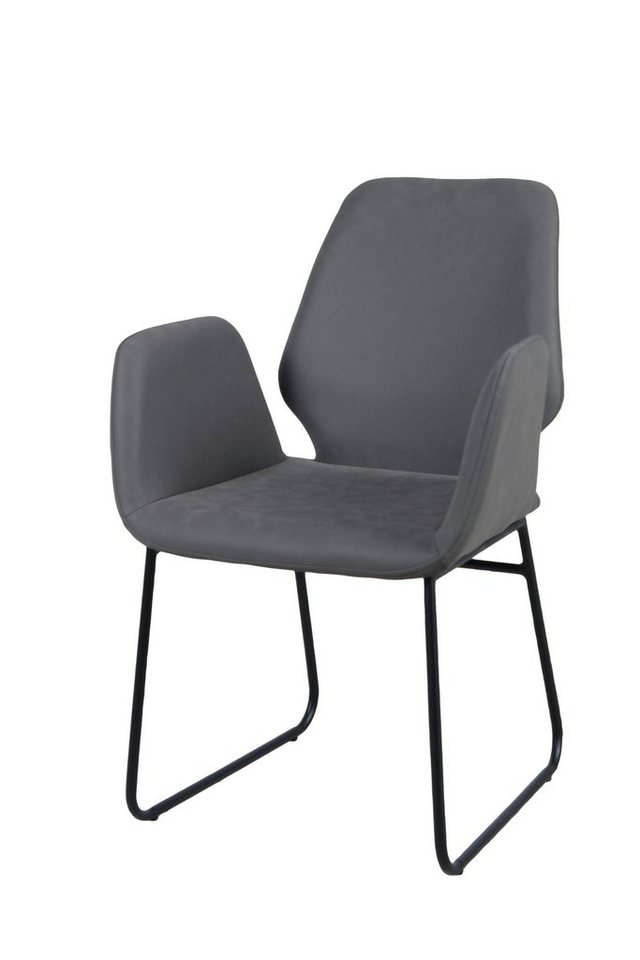 GMD Living Polsterstuhl LICHTENWALD, Armlehnenstuhl mit Kunstlederbezug von GMD Living