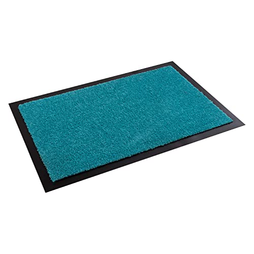 Schmutzfangmatte EASY CLEAN COMFORT in verschiedenen Farben und Größen, Farbe:türkis, Größe:40 x 60 cm von GMD Living