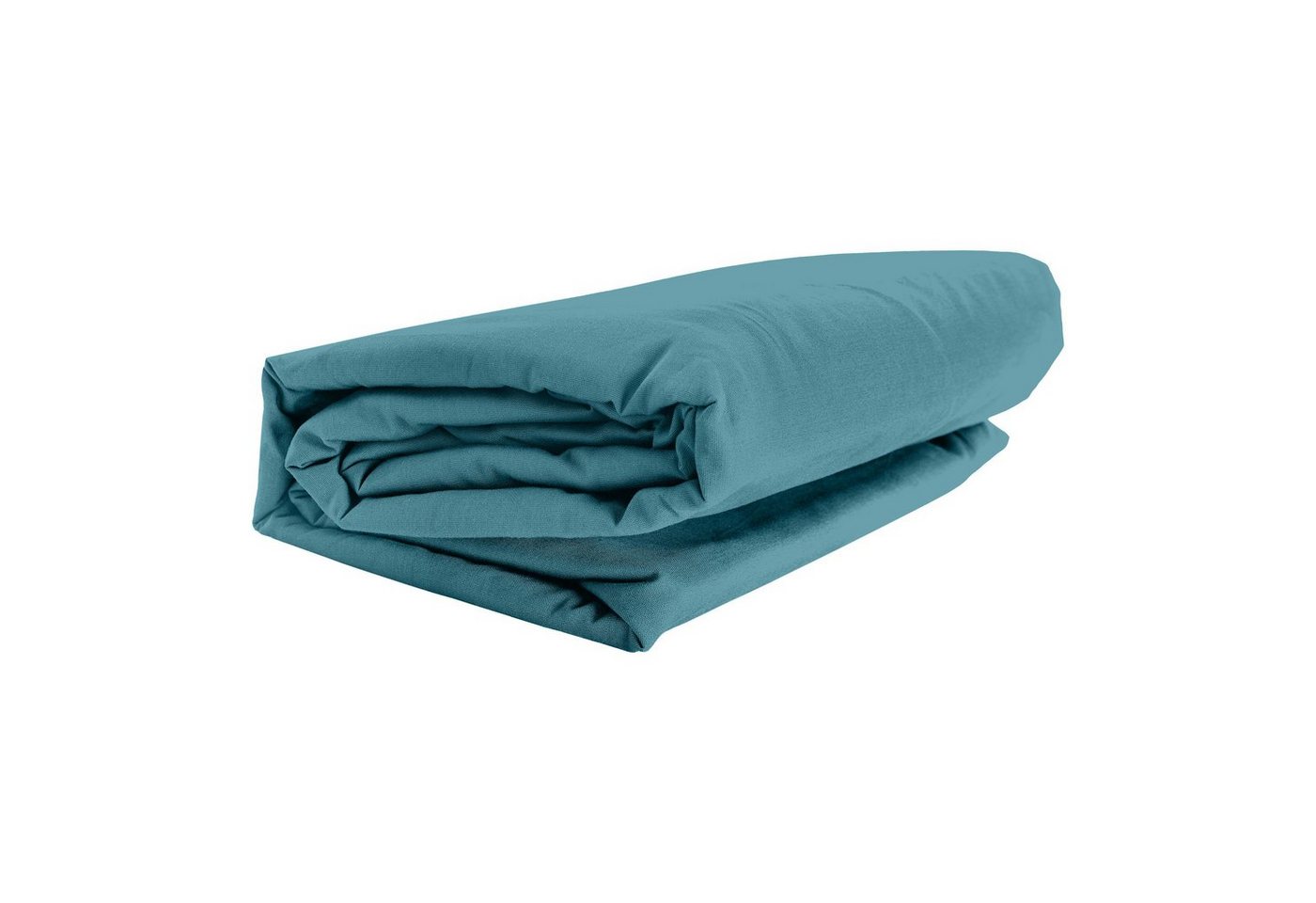 GMD Living Spannbettlaken ELASTAN CLASSIC, Jersey-Elasthan, Gummizug: rundum, (1 Stück), Farbe: karibik, 90-100 x 200-220 cm, 95% Baumwolle und 5% Elastan von GMD Living