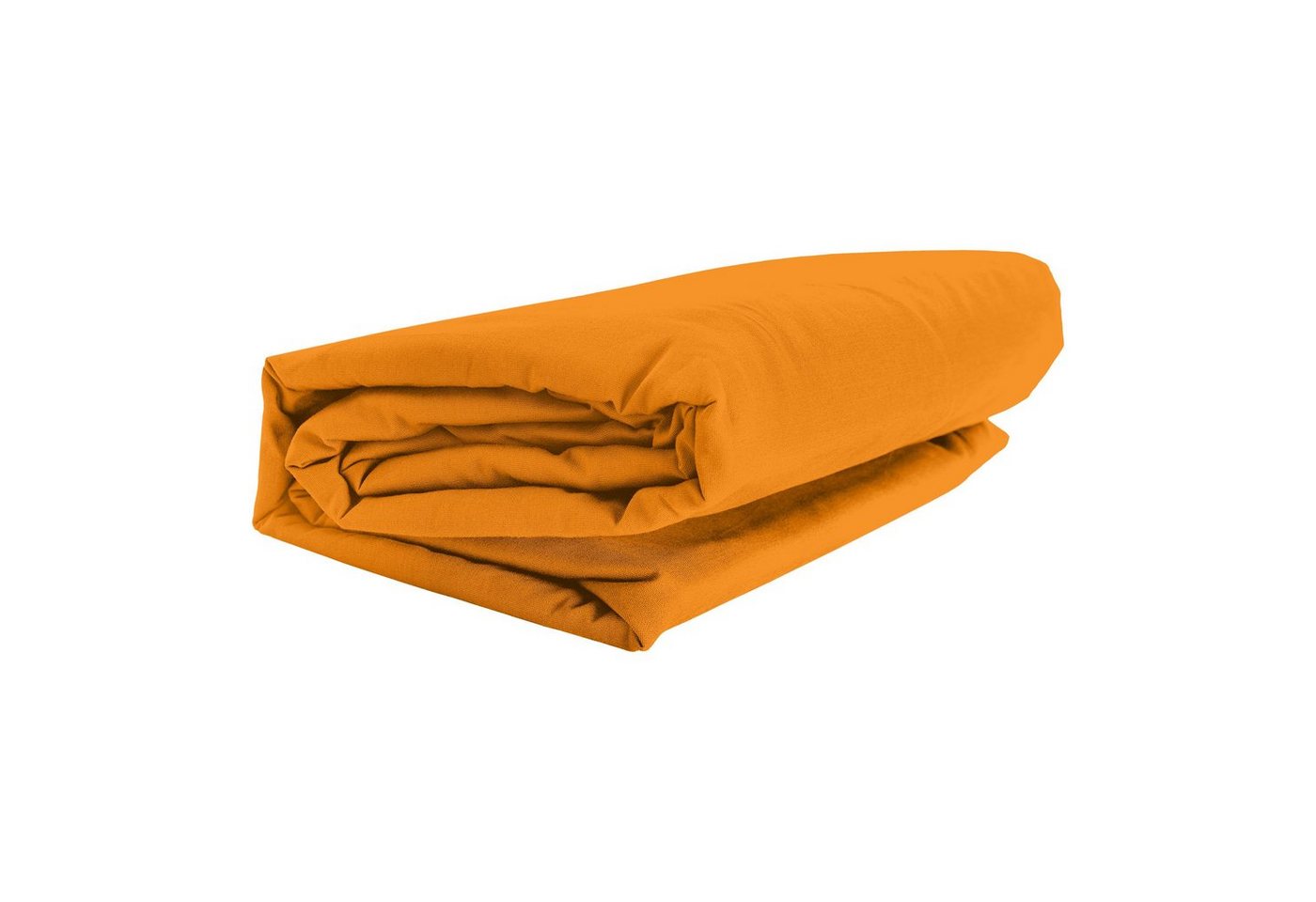 Spannbettlaken ELASTAN CLASSIC, GMD Living, Jersey-Elasthan, Gummizug: rundum, (1 Stück), Farbe: orange, 90-100 x 200-220 cm, 95% Baumwolle und 5% Elastan von GMD Living