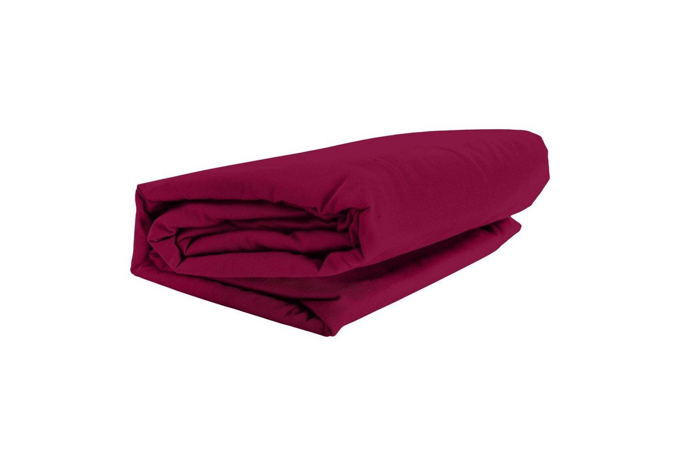 Spannbettlaken FULL ELASTAN, GMD Living, Jersey-Elasthan, Gummizug: rundum, (1 Stück), brombeere, 90-100 x 200-220 cm, 92 % Baumwolle und 8 % Elastan von GMD Living