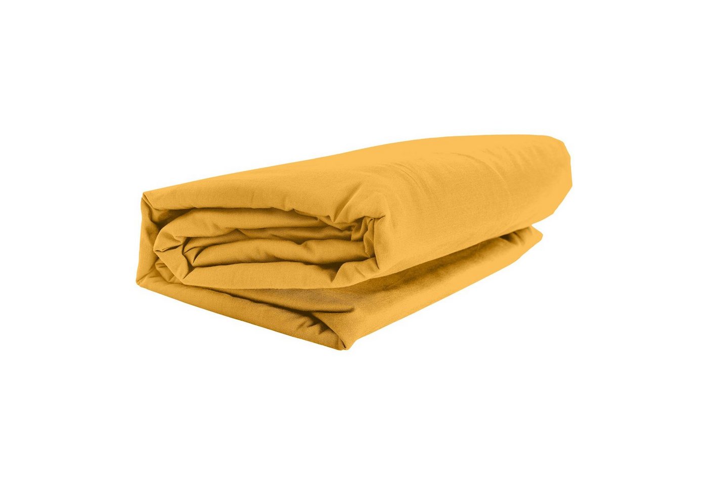 GMD Living Spannbettlaken FULL ELASTAN, Jersey-Elasthan, Gummizug: rundum, (1 Stück), mais, 90-100 x 200-220 cm, 92 % Baumwolle und 8 % Elastan von GMD Living