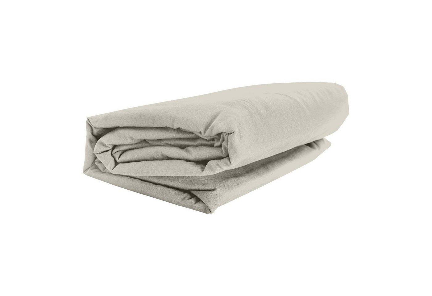 GMD Living Spannbettlaken FULL ELASTAN, Jersey-Elasthan, Gummizug: rundum, (1 Stück), perlmutt, 90-100 x 200-220 cm, 92 % Baumwolle und 8 % Elastan von GMD Living