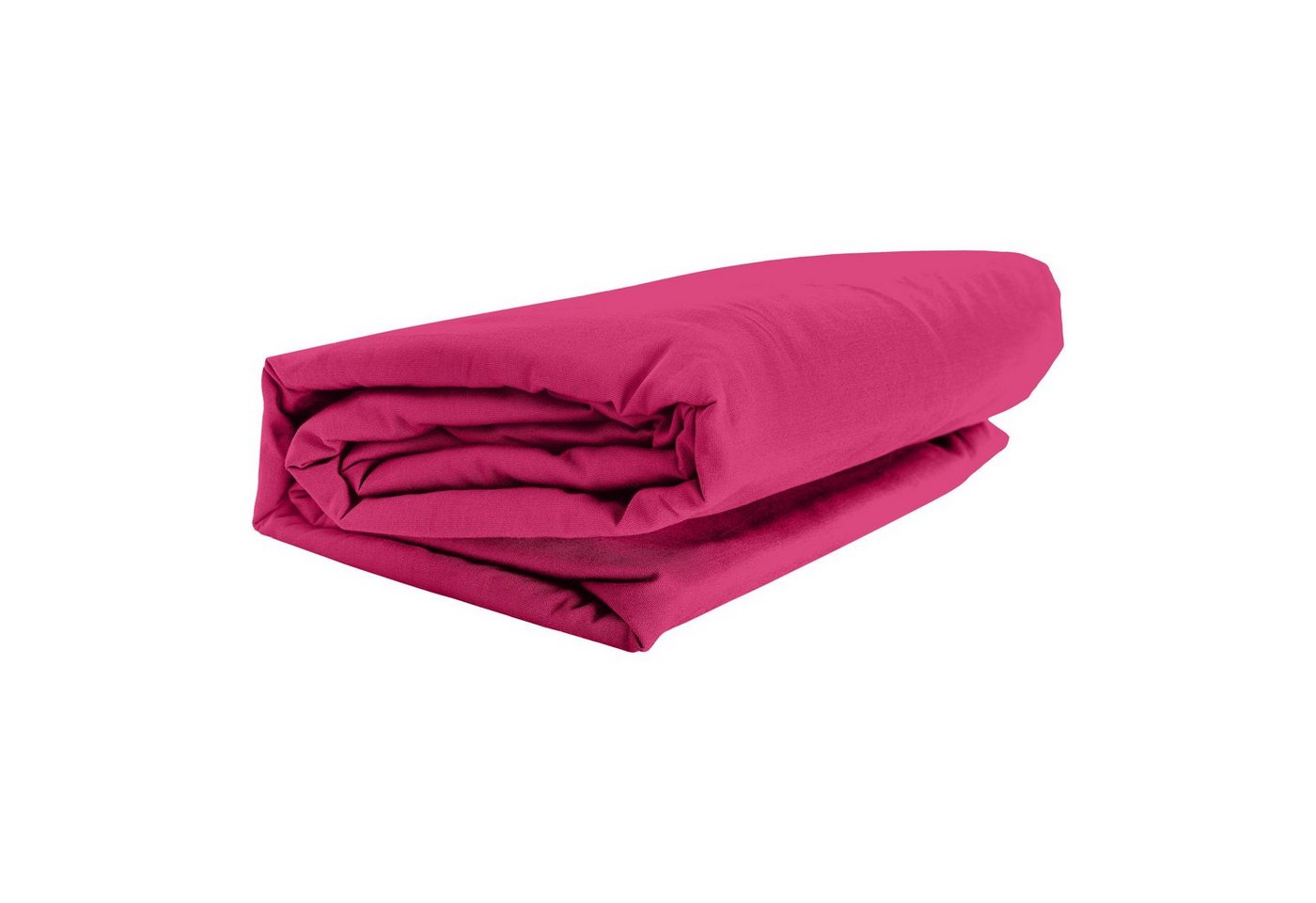 Spannbettlaken FULL ELASTAN, GMD Living, Jersey-Elasthan, Gummizug: rundum, (1 Stück), pink, 90-100 x 200-220 cm, 92 % Baumwolle und 8 % Elastan von GMD Living