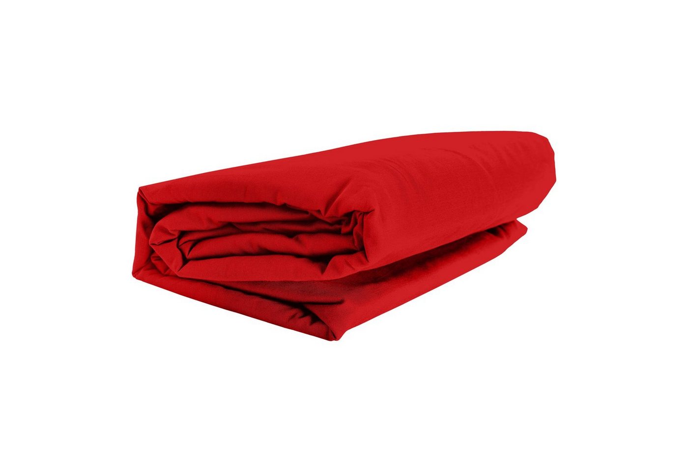 Spannbettlaken FULL ELASTAN, GMD Living, Jersey-Elasthan, Gummizug: rundum, (1 Stück), rot, 90-100 x 200-220 cm, 92 % Baumwolle und 8 % Elastan von GMD Living