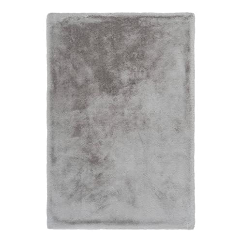 Teppich HEAVEN in Felloptik in verschiedenen Größen und Farben, Farbe:silver (hellgrau), Größe:160 x 230 cm von GMD Living
