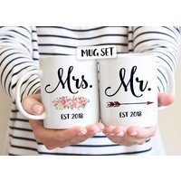 Geschenk Für Mann Und Frau, Tasse Zum Jahrestag, Originelles Geschenk, Frau Herr von GMDesignsCo