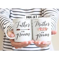 Geschenkbecher Für Den Vater Des Bräutigams Und Die Mutter Bräutigams, Hochzeitsgeschenkbecher, Originelle Hochzeitsgeschenke von GMDesignsCo