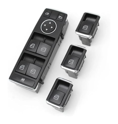 Autofensterschalter Für Benz ML GL GLE GLS-Klasse W166 W292 LHD RHD Fensterheber-Steuerschalterknopf Elektrischer Fensterheberschalter(Model a 4pcs Set) von GMEVEMKFKG