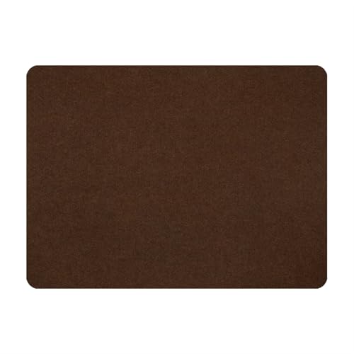 Bodenschutzmatte BüRostuhl 1 x rutschfeste Bürostuhl-Schreibtischunterlage, Holzboden-Teppichbezug, Selbstklebender Polyester-Rollstuhl-Teppich for Zuhause und Büro(Brown,90x140cm) von GMGQJST