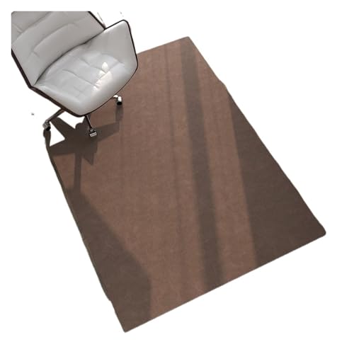 Bodenschutzmatte BüRostuhl Büro Computer Stuhl Schutz Pad Schutz for Harte Boden Planke Matte Wohnzimmer Schlafzimmer Studie Zimmer Teppich Anti-Scratch stumm(Coffee,750MMx1200M) von GMGQJST