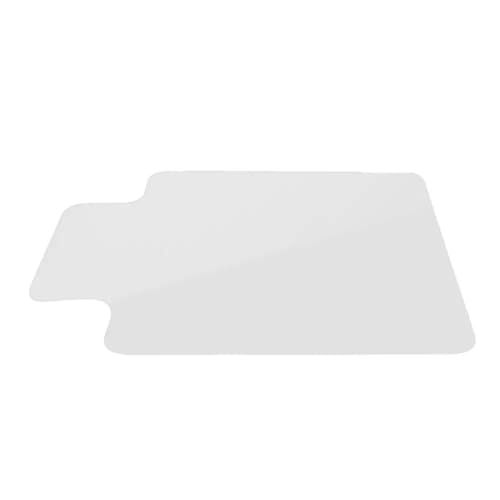 Bodenschutzmatte BüRostuhl Teppich, rutschfeste Matte, transparent, Computertischmatten, 60 x 120 cm, PVC-Schutz, durchsichtiger Stuhl, Heimbüro, Rollstuhl, Boden von GMGQJST