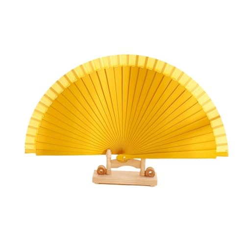 FäCher Festival Dance Performance Holz Folding Fans Kleidung Zubehör for Hand-Bemalt Spanisch(Style10) von GMGQJST
