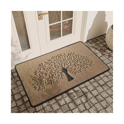 GMGQJST FußMatte Einfache Crystal Velvet Fußmatten Eingangstür Haushalt Fuß Badezimmer saugfähig(50cmx80cm) von GMGQJST