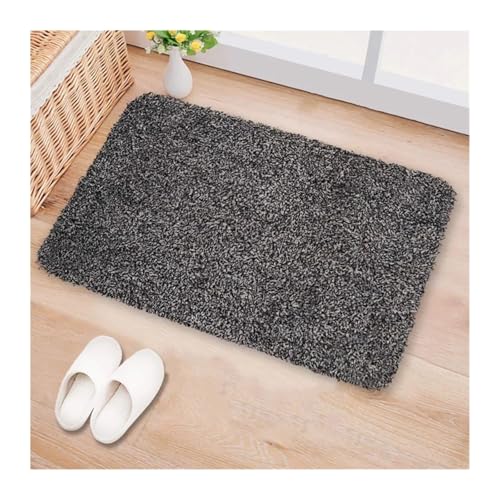 GMGQJST FußMatte Eingang Fußmatte Haustier Hunde Matte Anti-Rutsch-Boden Lange wasserdichte Küche Teppiche Bad Flur Teppiche(Color 01,40X60cm) von GMGQJST