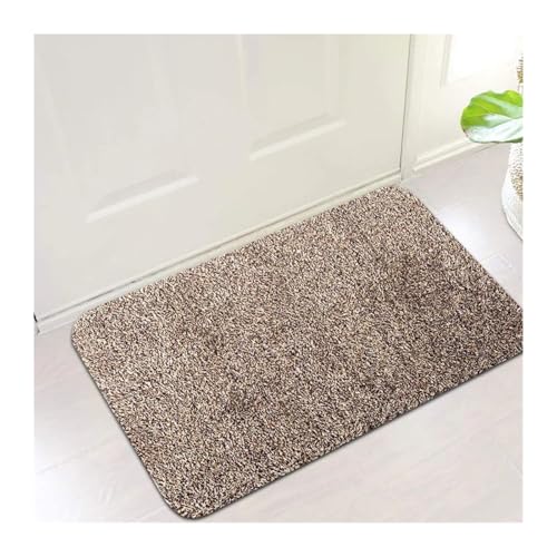 GMGQJST FußMatte Eingang Fußmatte Haustier Hunde Matte Anti-Rutsch-Boden Lange wasserdichte Küche Teppiche Bad Flur Teppiche(Color 02,40X60cm) von GMGQJST