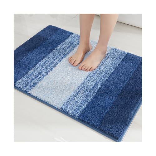 GMGQJST FußMatte Wasserabsorbierende Badezimmer-Anti-Rutsch-Fußmatte aus Kaschmirimitat for die Staubentfernung im Eingangsbereich und Schlafzimmer for Faule Personen(Red,60X90CM (2X3FT) von GMGQJST