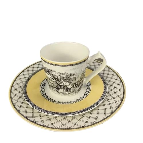 GMGQJST Kaffeetassen Set Kaffeetassen-Set, Dim-Sum-Geschirr im antiken Stil von GMGQJST