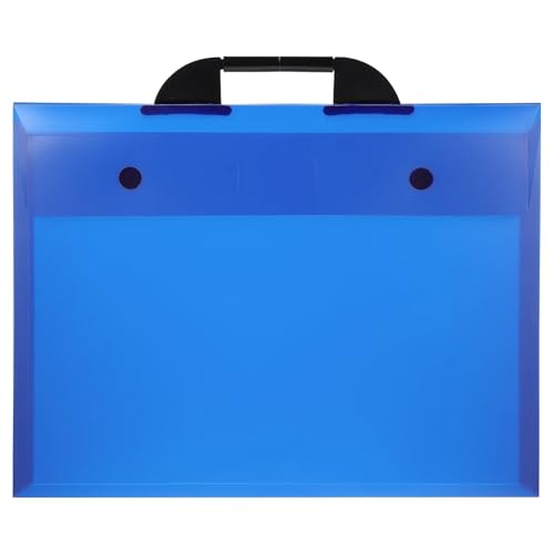GMGQJST Kunstmappe A3 wasserdichte Album-Clip-Portfolio-Tasche Handheld-Ordner for Dateien Gemälde Professionelle Künstlerbedarf(Blue) von GMGQJST